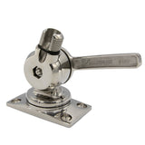 Shakespeare - 6187 Sleek & Compact Stainless Steel Rotatable 4-Way Ratchet Mount