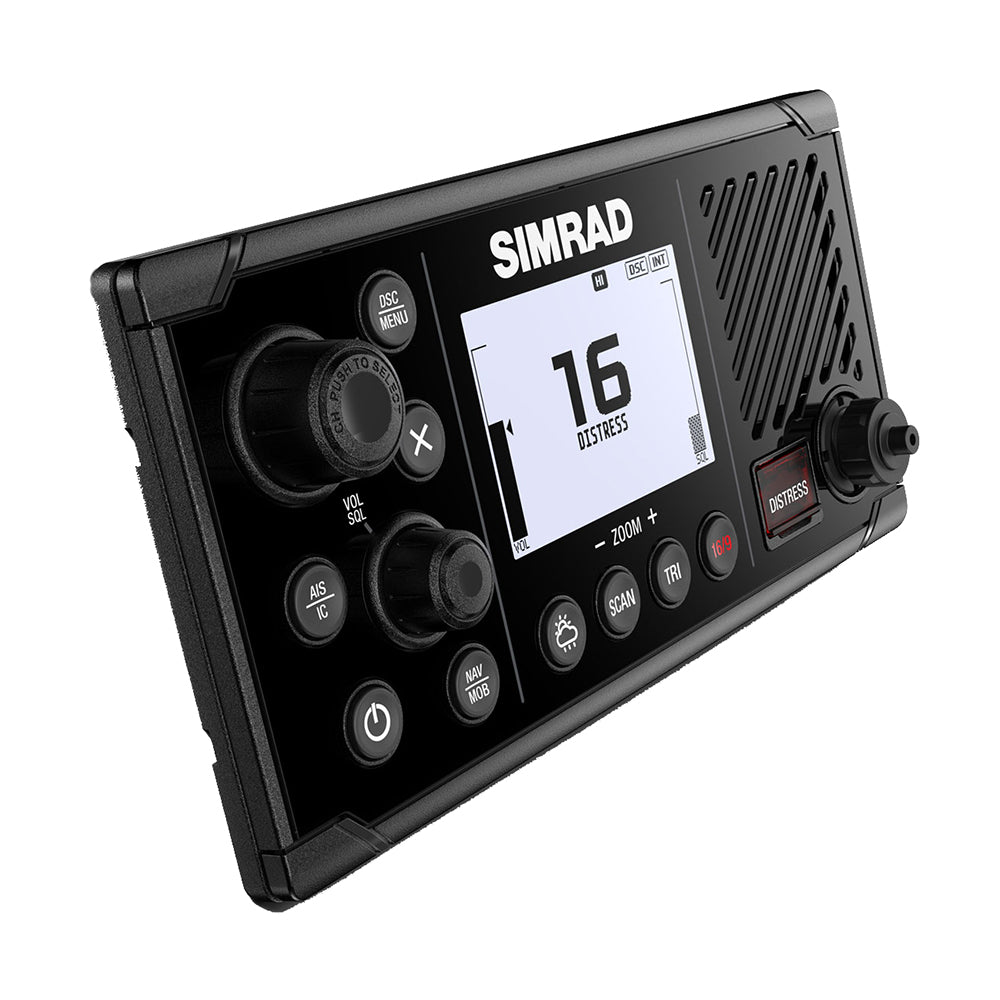 Simrad RS40 Fixed-Mount VHF Radio, Class D DSC, AIS Receiver, Built-In GPS, NMEA 2000, IPX7