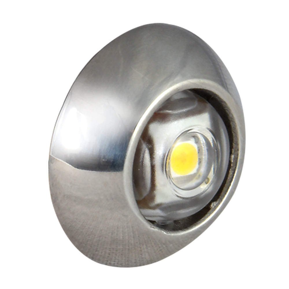 Lumitec Exuma LED Courtesy Light, 10-16V, IP67, 0.98in Dia, 0.55W