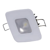 Lumitec Square Mirage LED Down Light, 10-30V, IP67, 2 in Cutout, Flush Mount