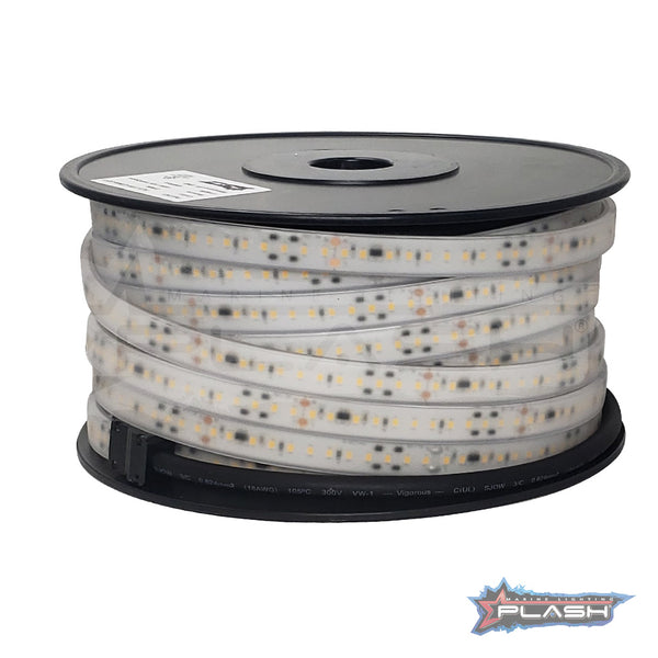 Plash - LED Strip Light - 110V, IP68, Warm White, 3000K, 16ft (FLS-110V-WW-16FT)