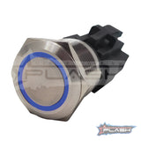 Plash - Push Button - Illuminated Switch, IP67, Stainless Steel