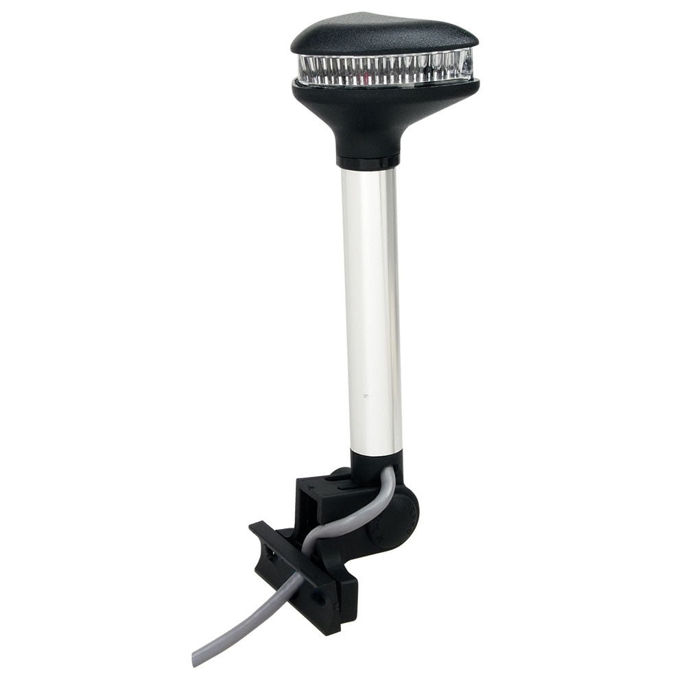 Perko Stealth Series Tower/Arch Mount Folding LED White All-Round Light, For 7/8 in Tubing, 12V, 2nm