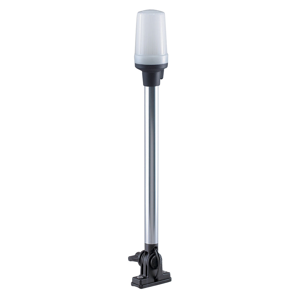 Perko Fold Down White All-Round Pole Light, 12V, 11W, 0.94A, USCG 2nm Certified