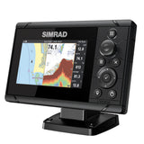 Simrad Cruise Chartplotter/Fishfinder Combo, C-MAP US Coastal Charts, 83/200 kHz Transom Mount Transducer