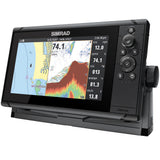 Simrad Cruise Chartplotter/Fishfinder Combo, C-MAP US Coastal Charts, 83/200 kHz Transom Mount Transducer