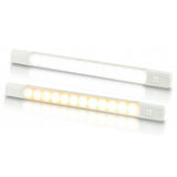 Hella Marine Dual Colour LED Strip Lamp with Switch, Surface Mount, 24V DC, IP67, <3W, 500mm Cable