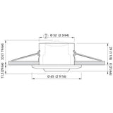 Quick Marine - LUCILLE LED Downlight - 10-30V, 1.5W, 40°, IP40, 0.06A