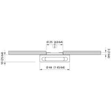 Quick Marine - GRACE 1L LED Courtesy Light - 10-30V, IP65, 0.06A, 1.5W