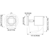 Quick Marine - QB SWIVEL Wall Light - 10-30V, 0.17A, IP40