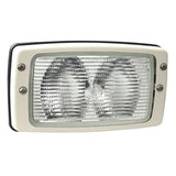Hella Marine 8542 Flush-Mount Deck Floodlight, 12V, 2x55W, IP54
