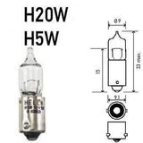 Hella Marine H5W Miniature Halogen Bulb, 12V, 5W, BA9s