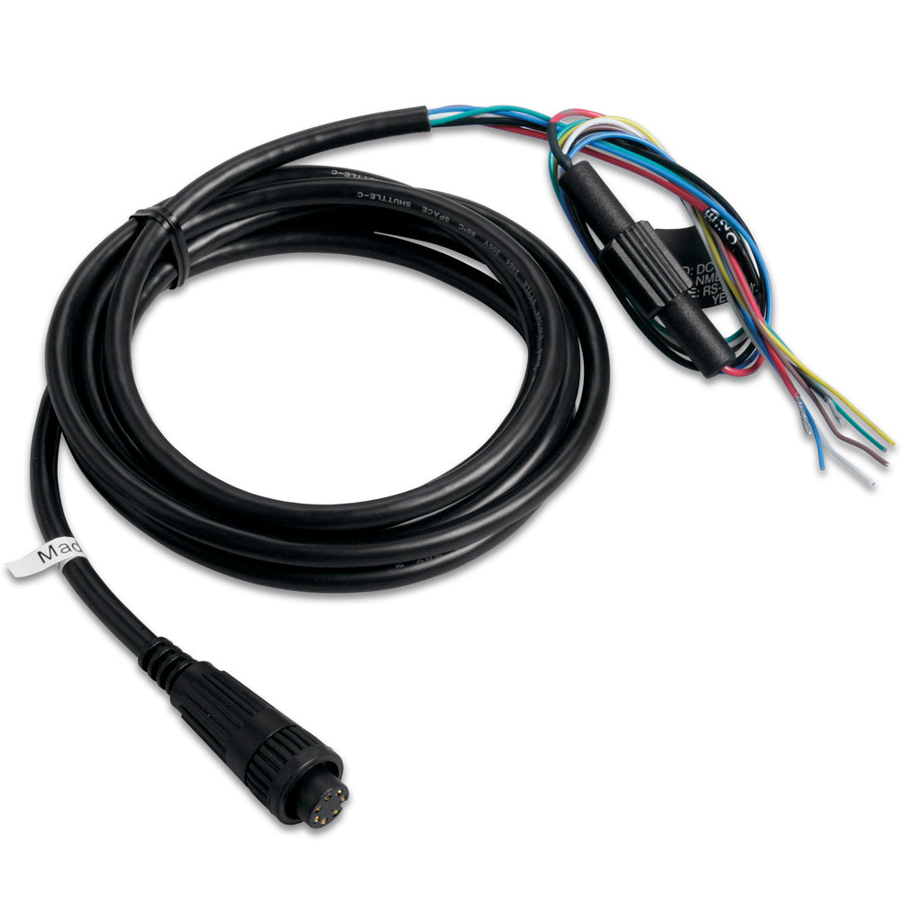 Garmin Power/Data Cable, Bare Wires, For Fishfinder 320C, GPS Series, GPSMAP Series