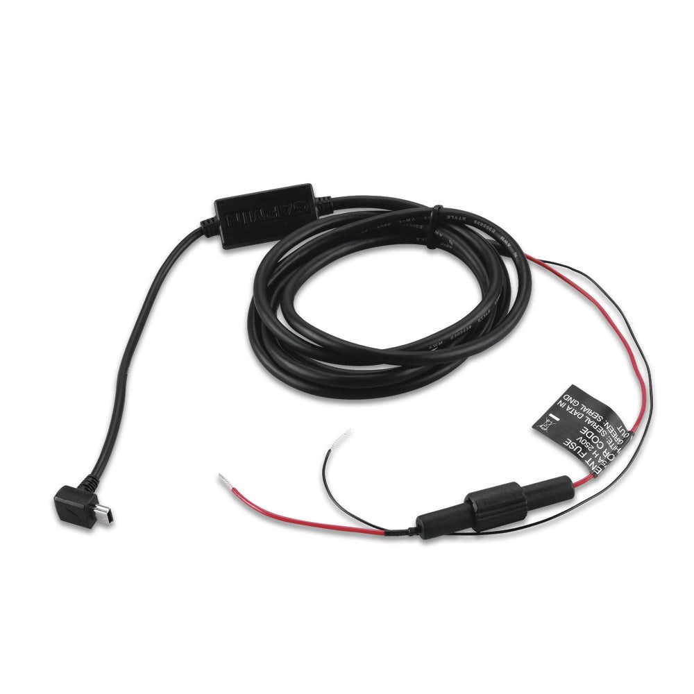 Garmin USB Bare Wire Power Cable, For Approach Series, GLO, GTU 10, 8-58V Input, 5V 500mA Output