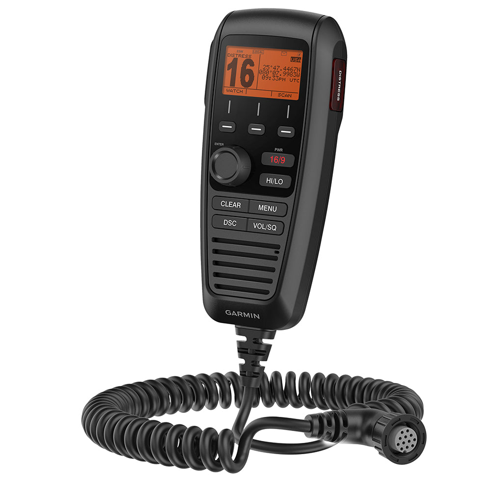 Garmin GHS 11 Wired VHF Handset, For VHF 110/115/210/215, IPX7