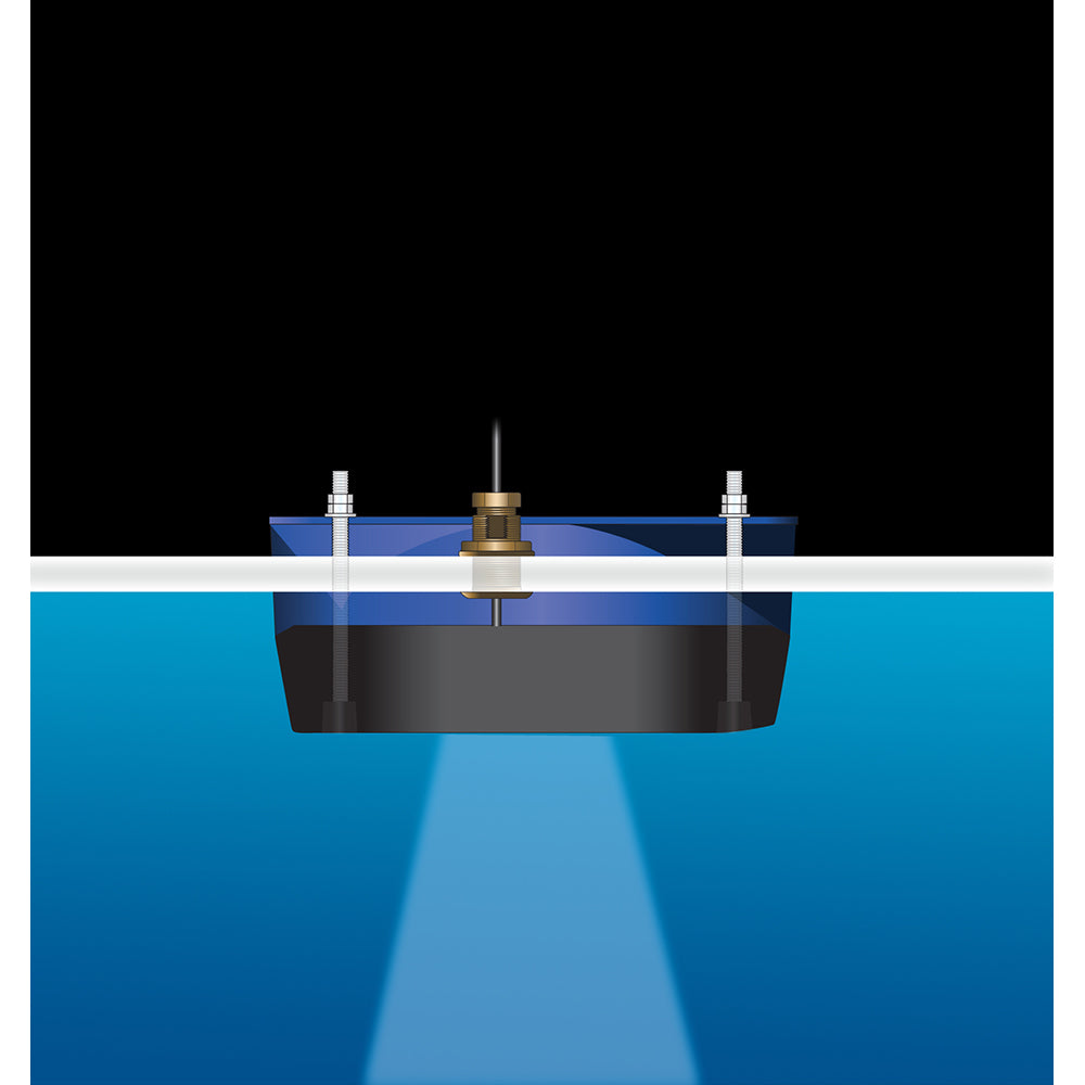 Garmin Airmar R109LM Thru-Hull Transducer, 2kW, Low/Mid CHIRP, Bare Wires