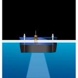 Garmin Airmar R109LM Thru-Hull Transducer, 2kW, Low/Mid CHIRP, Bare Wires