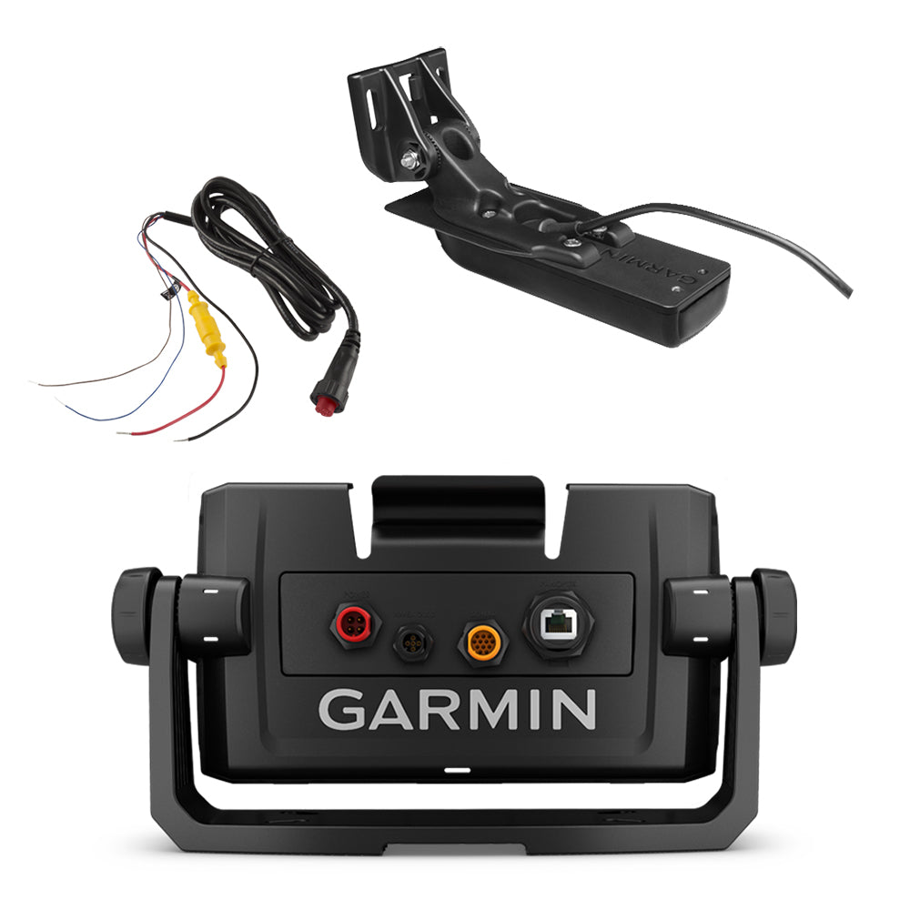 Garmin ECHOMAP Plus 9Xsv Boat Kit, GT52HW-TM Transducer, Tilt/Swivel Mount with Quick-Release Cradle, Power/Data Cable