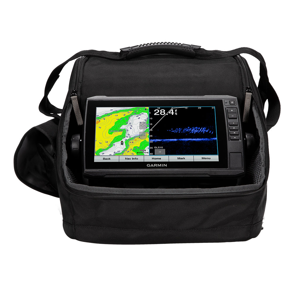 Garmin Panoptix LiveScope Ice Fishing Bundle, ECHOMAP UHD 93sv, 9in Touchscreen, LakeVü g3 Maps, Built-In Flasher, IPX7