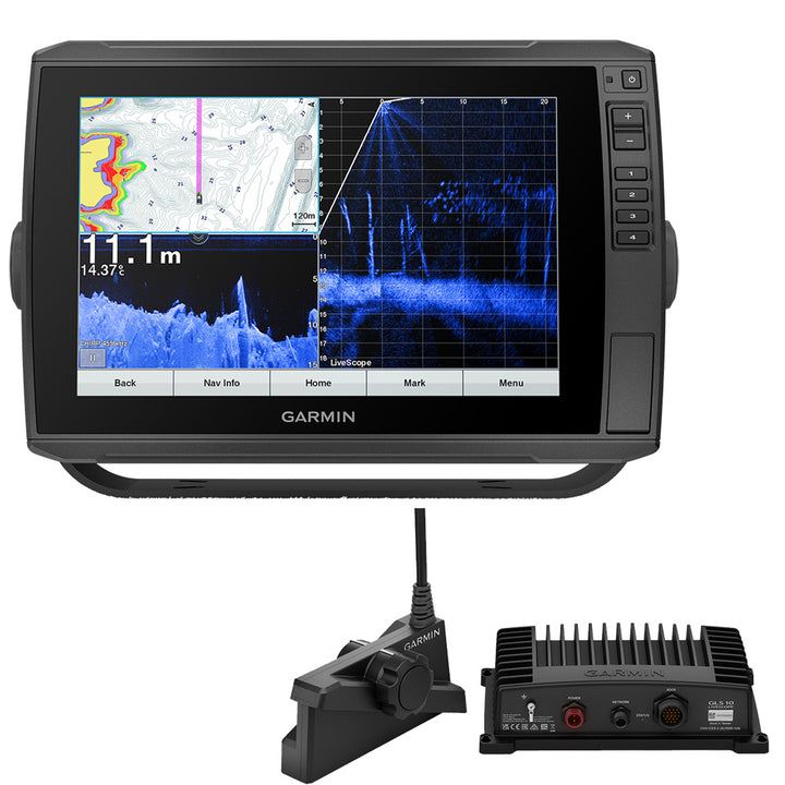 Garmin ECHOMAP Ultra 102sv Chartplotter/Sonar Combo, LiveScope Plus LVS34 Transducer
