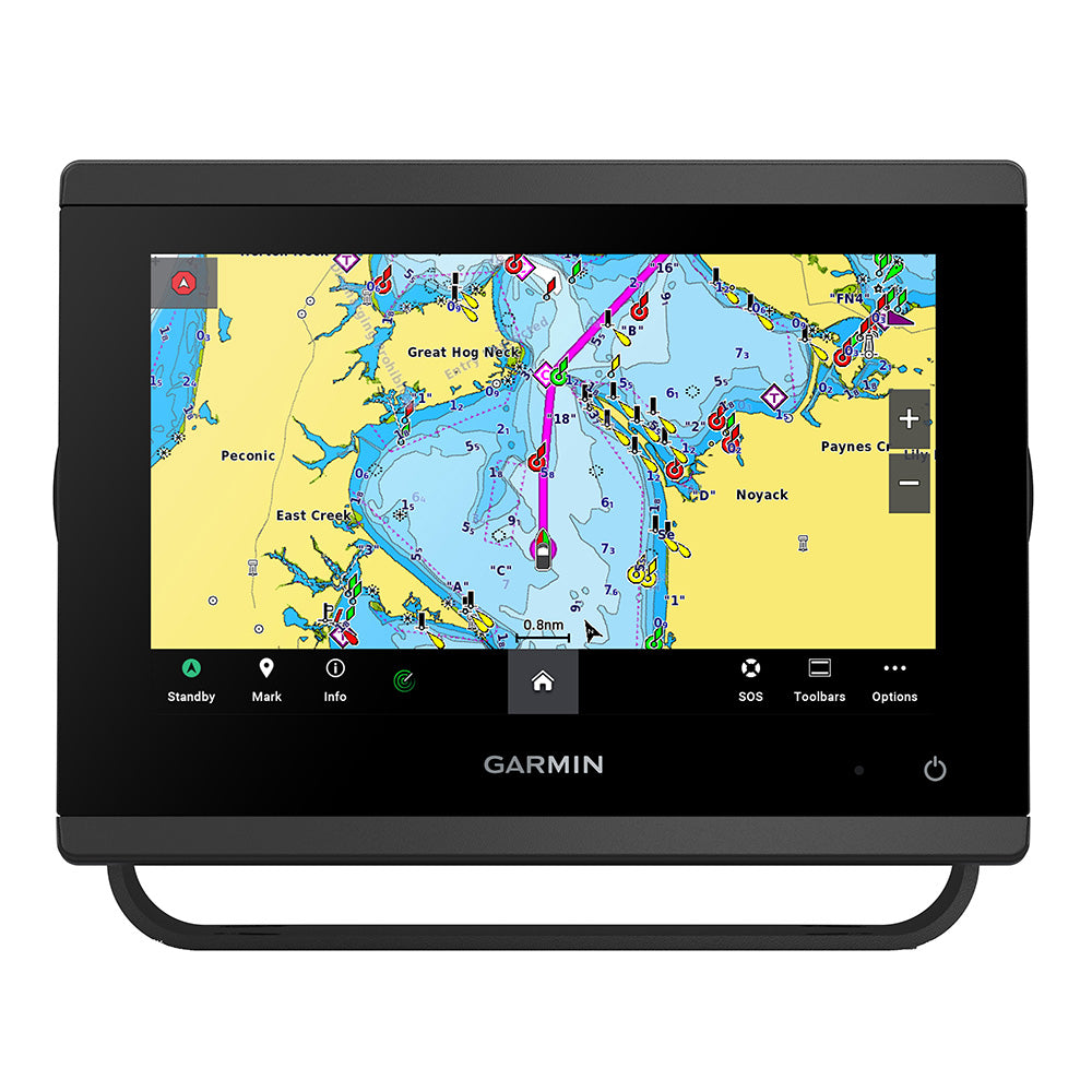 Garmin GPSMAP 743xsv 7" Chartplotter/Fishfinder Combo, Touchscreen, SideVü Sonar, ClearVü Sonar, Navionics+ Built-In