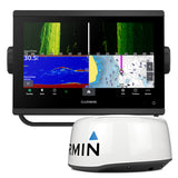Garmin GPSMAP 943xsv GN+ Chartplotter/Fishfinder, 9in IPS Touchscreen, UHD SideVü/ClearVü, US/Canada Navionics+ Charts, 4 kW GMR 18 HD+ Radar