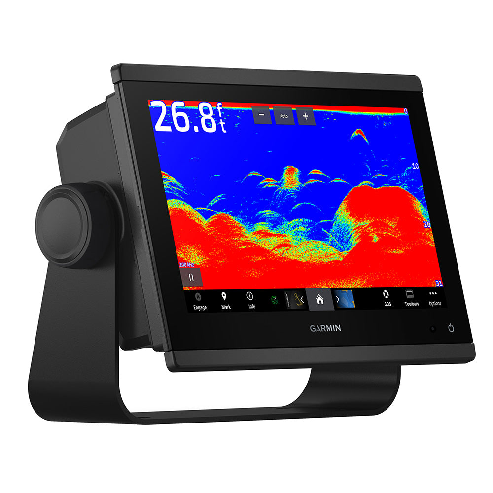 Garmin GPSMAP 943xsv GN+ Chartplotter/Fishfinder, 9in IPS Touchscreen, UHD SideVü/ClearVü, US/Canada Navionics+ Charts, 4 kW GMR 18 HD+ Radar