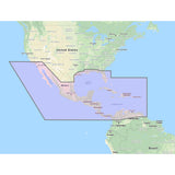 Furuno - Central America, Caribbean & Part of Mexico Vector Chart - 3D Data & Standard Resolution Satellite Photos - Unlock Code