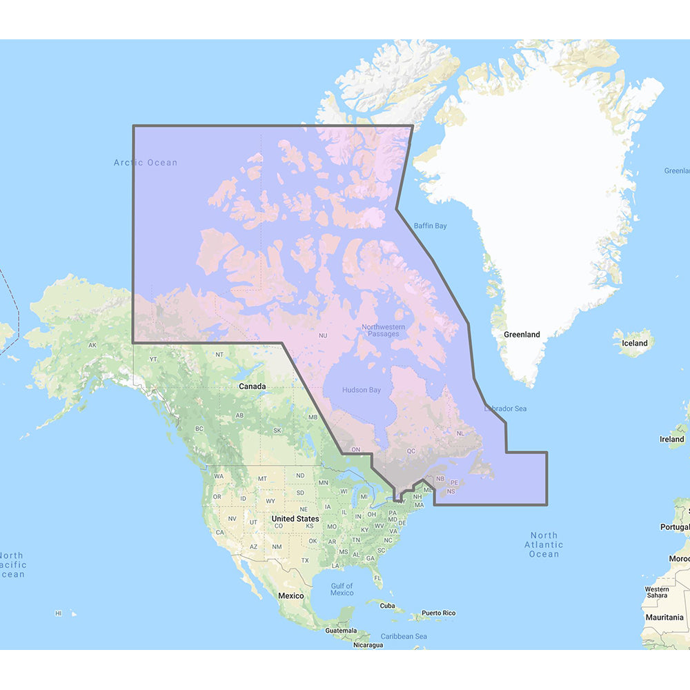 Furuno - Canada North & East - Vector Charts, 3D Data & Standard Resolution Satellite Photos - Unlock Code