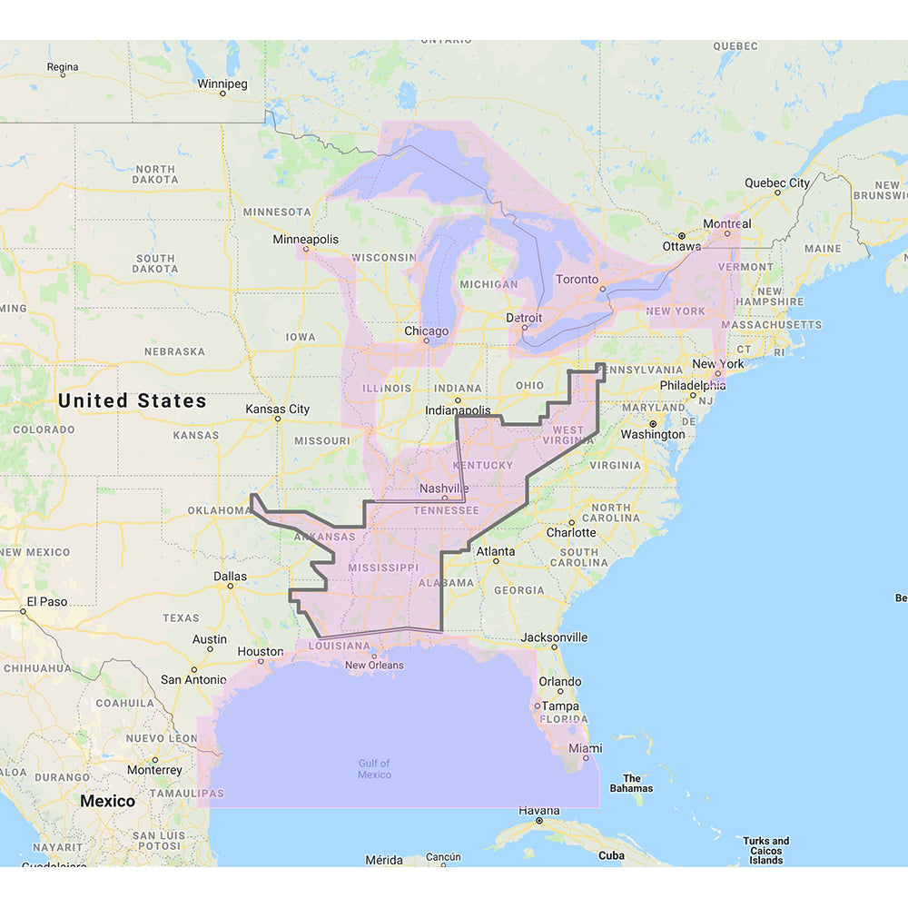 Furuno - Gulf of Mexico, Great Lakes & Rivers - Vector Chart & Standard Resolution Satellite Photos f/Part of the Great Lakes - Unlock Code