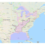 Furuno - Gulf of Mexico, Great Lakes & Rivers - Vector Chart & Standard Resolution Satellite Photos f/Part of the Great Lakes - Unlock Code