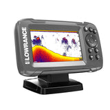 Lowrance - HOOK²-4x 4" Bullet Fishfinder Transom Mount Bullet Skimmer Transducer