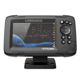 Lowrance - HOOK Reveal 5 Chartplotter/Fishfinder with SplitShot Transom Mount Transducer & US Inland Charts