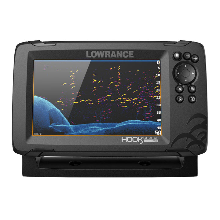 Lowrance - HOOK Reveal 7 Combo with 50/200kHz HDI Transom Mount & C-MAP Contour + Card