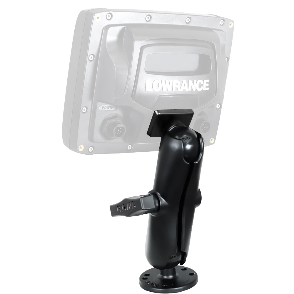 Lowrance - RAM 1.5" Mark/Elite 5" Series Quick Release Mount
