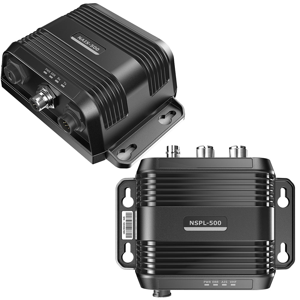 Simrad NAIS-500 Class B AIS Transponder Kit, NSPL-500 VHF/AIS/FM Antenna Splitter, GPS-500 GPS Antenna, NMEA 2000, IPX7, 9.6-31.2V