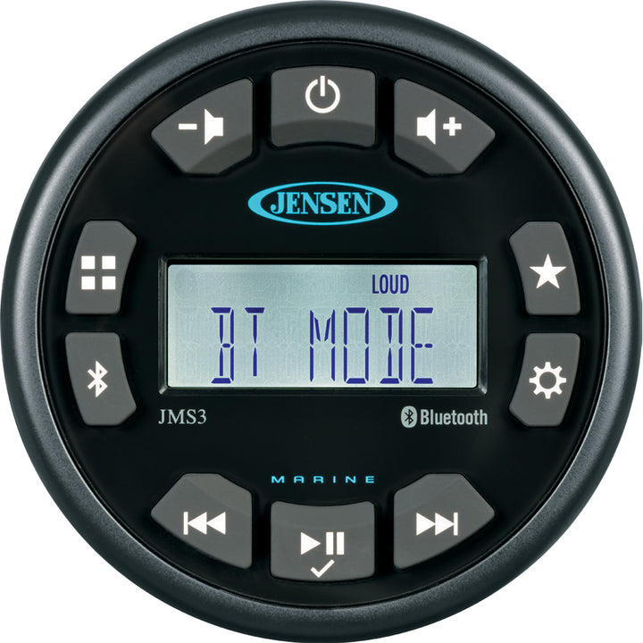 JENSEN - JMS3RTL Stereo w/AM/FM/BT, Single Zone