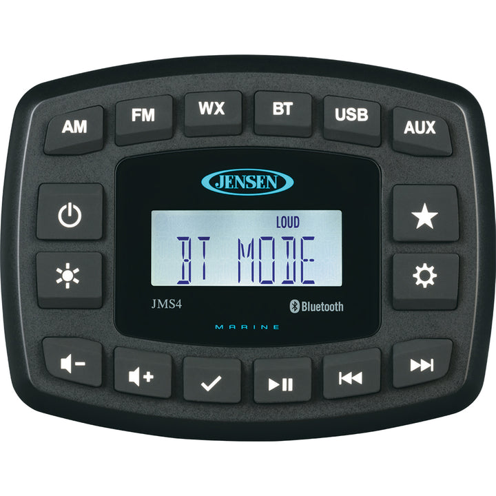 JENSEN - JMS4RTL Stereo w/AM/FM/BT, Single Zone