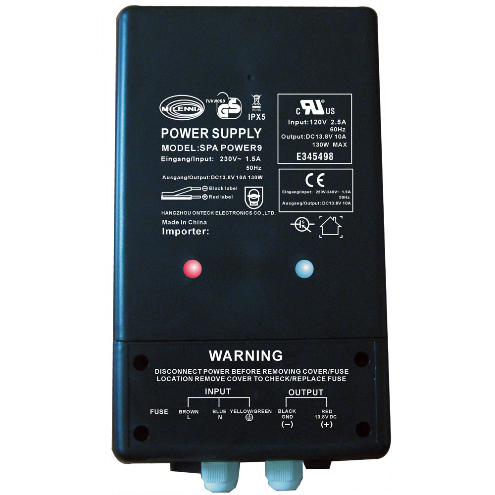 Milennia - SPAPOWER9 Water Resistant Power Supply