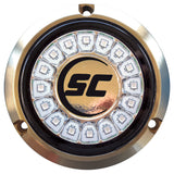 Shadow - Caster Great White Single Color Underwater Light, 16 LEDs, Bronze