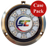 Shadow - Caster SCR-24 Bronze Underwater Light, 24 LEDs, Full Color Changing