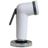 Scandvik - Straight Handle Pull Out Sprayer - White, With 6' Hose
