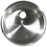 Scandvik - Cylindrical Sink - 11-5/8" x 5", Brushed Finish