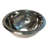 Scandvik - Sink Basin - 9" x 4", Mirror Finish, Stainless Steel