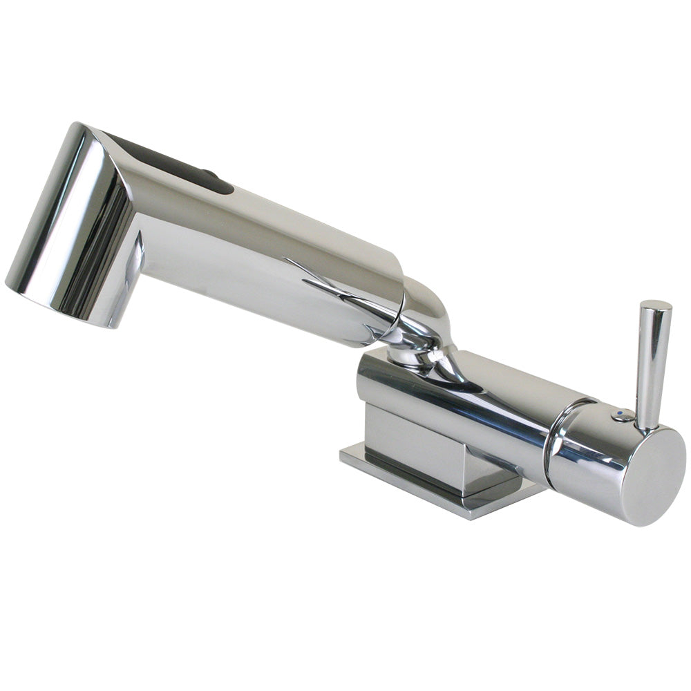 Scandvik - Minimalistic Compact Single Level Mixer - Faucet & Shower Combo, Chrome