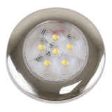 Scandvik - B3 Downlight - Surface Mount, Cool White, SS Trim, IP67, 12/24V