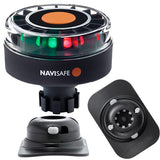 Navisafe - Navilight - Tricolor, 2NM, w/Navibolt Base & RIB Mount, Black
