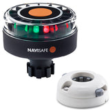 Navisafe - Navilight - Tricolor, 2NM, w/Navibolt Base & Horizontal Mount, White