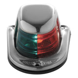 Attwood Marine Deck Mount Bi-Color Sidelight, 12V, 1 nm, 304 Stainless Steel Housing