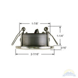 Scandvik - A2.5 4 Color Downlight - With SS Trim, 8-30V